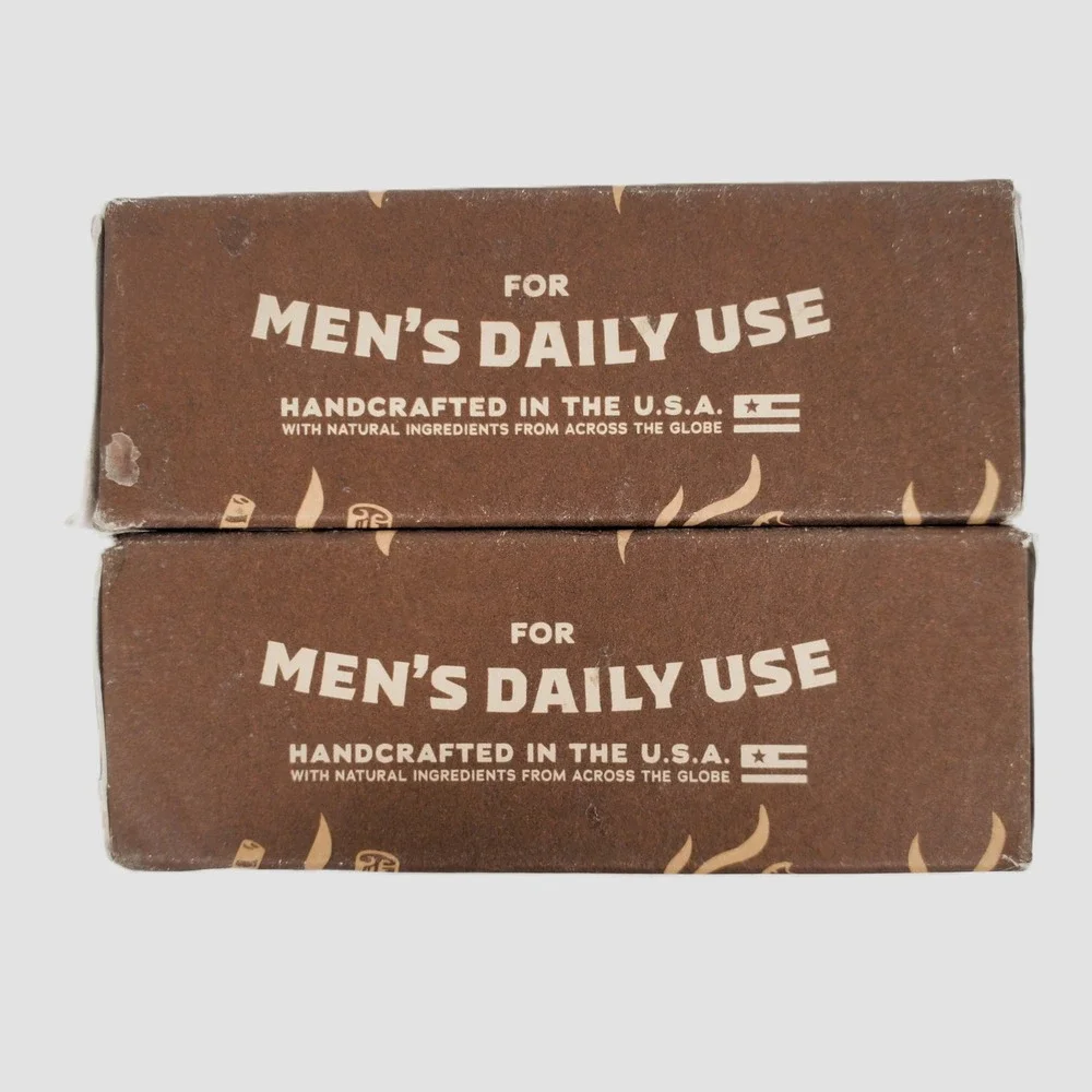 Dr Squatch Hot Choccy Limited Edition Mens Natural Soap 5oz 2 Pack‎ Medium Grit